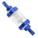thumbnail image 2 of Elemento de filtro de combustible de vidrio Reemplazo de carcasa de aleación de aluminio para automóviles ATV SUV Motocicletas Pit Bikes Azul, 2 of 14