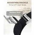 thumbnail image 3 of REQO Braided Bands Compatible with Samsung Galaxy Watch 7 Band 6 5 4 Active 2 40mm 44mm/6 4 Classic 47mm 43mm 46mm 42mm/5 Pro 45mm/FE, 20mm Quick Release Nylon Strap for Samsung Watch Bands Men Women, 3 of 7