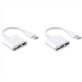 thumbnail image 1 of 2X Lector de Tarjetas de Memoria Tipo C una USB SD TF OTG HUB Adaptador de Lector de Tarjetas Micro-SD USB C para Pro, 1 of 5