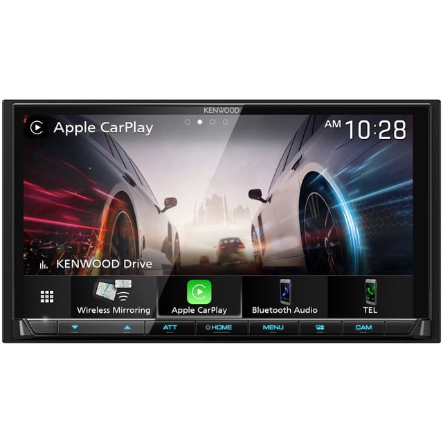 Receptor multimedia Kenwood DMX908S con pantalla táctil de 6,95" y Apple CarPlay inalámbrico