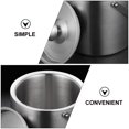 thumbnail image 4 of UPKOCH 1Pc Bar Ice Bucket Made of Stainless Steel for Cooling Wine and Beer in Nightclubs and Gatherings 5.86X5.86X6.56In, 4 of 6