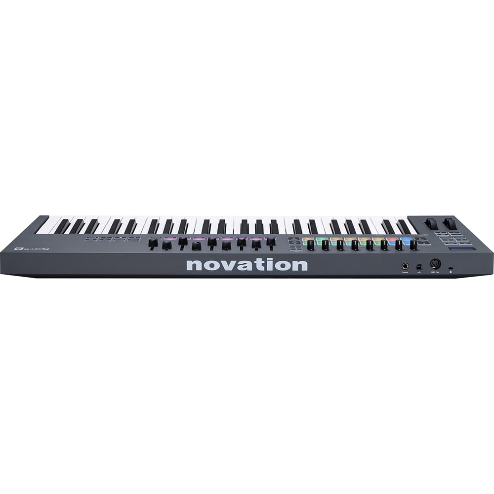 Novation AMS-FLKEY-49 FLkey 49 USB MIDI Keyboard Controller Bundle with 2 YR CPS Enhanced Protection Pack