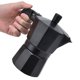 thumbnail image 4 of Cafetera de aluminio, Estufa Moka de aluminio Cafetera Moka Cafetera Estufa Moka de aluminio Cafetera Rendimiento lleno de energía, 4 of 8