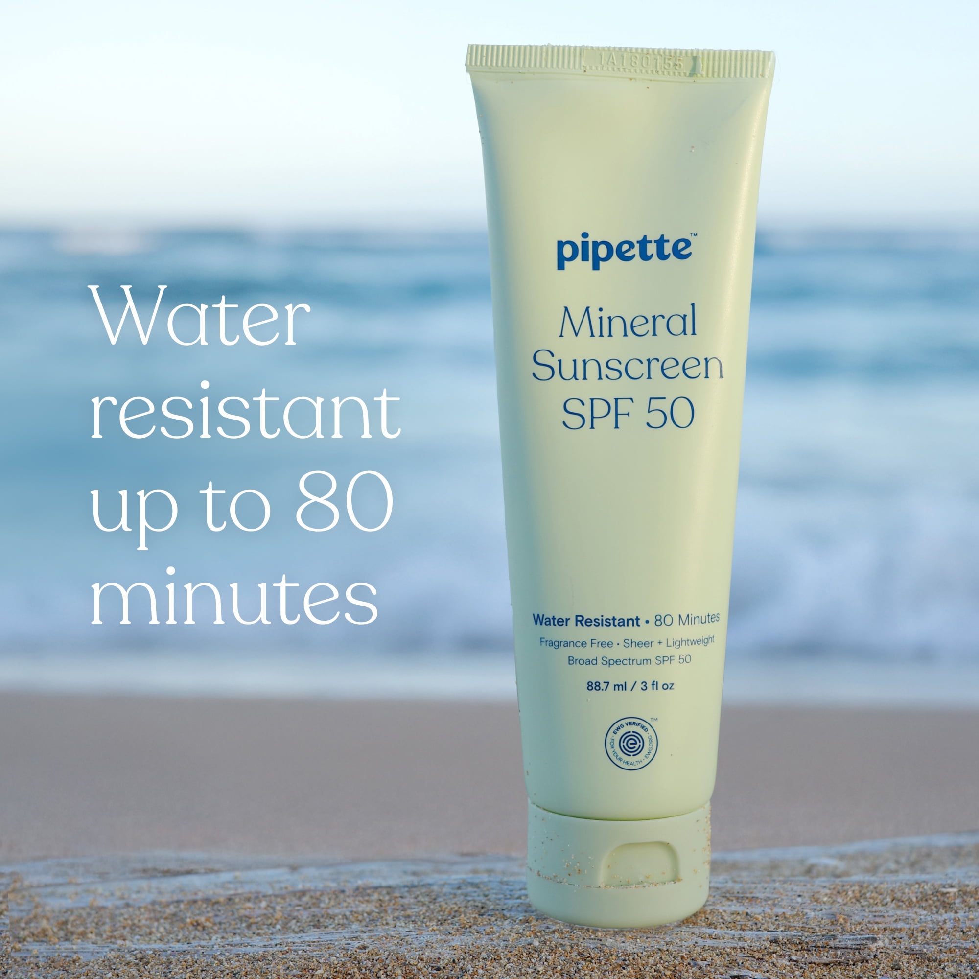 Pipette Mineral Sunscreen Lotion Broad Spectrum SPF 50 - 3 fl oz