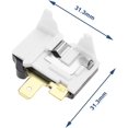 thumbnail image 4 of eMagTech 2PCS Refrigerator Overload Protector Freezer Compressor Replacement Part Compatible with LG Compatible with Kenmore Refrigerator 6750C-0004R PS3529535 AP4651578 1268273, 4 of 7
