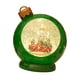 thumbnail image 5 of Bola de nieve navideña, bola de cristal navideña, regalo, decoración navideña en miniatura verde, 5 of 9