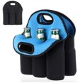 thumbnail image 1 of Funda para botella de cerveza, bolsa portátil para botella de vino al aire libre, bolsa de mano, paquete de seis, bolsa de vino para fiesta, 1 of 2