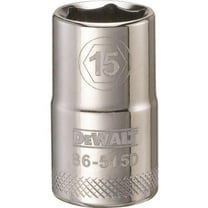 Stanley Tools 227898 15mm 6 Point Socket - 0.5 in. Drive
