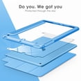 thumbnail image 4 of DTTOCASE Case for iPad Mini 4 5 3 2 1,Clear Slim 7.9 inch Cover- Azure, 4 of 6
