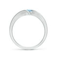 thumbnail image 2 of Angara Natural 0.2 Ct. Aquamarine Solitaire Ring in 14K White Gold for Women (Ring Size: 4.5), 2 of 11