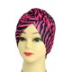 thumbnail image 3 of Minnieouse Turbante indio a rayas de cebra, pañuelo musulmán para la cabeza, sombrero para mujer, cubierta para la mano, sombrero para Sombreros rosado, 3 of 3