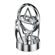 Usb Powered Perpetual Motion Desk Toy, Triangular Ornamental Craft for Home And Office Decor, Continuous Rotation Model for Relaxation And Focus, Innovative , , 1X Triangular Perpetual Motion Machine