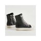 thumbnail image 2 of Men's High-top Fashion Canvas Shoes With Thick Band And Platform Sole, 2 of 3