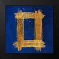 thumbnail image 2 of Pinto, Patricia 15x15 Black Modern Framed Museum Art Print Titled - Gold Rectangle on Blue, 2 of 5