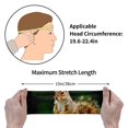 thumbnail image 4 of Junzan Squirrels Eating Peanuts On The Tree for Sweatbands Sports Headband for Men & Women - Moisture Wicking Athletic Headbands for Tennis, Basketball, Running, Gym, Working Out, 4 of 9