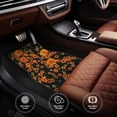 thumbnail image 5 of Daiia Daisies Printed Car Floor Mats Set of 4, Durable Non Slip Auto Floor Carpet, Car Interior Carpets Proof Foot Pads Anti-Slip Cushion Automoetive Accessories, 5 of 6
