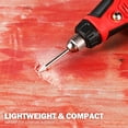 thumbnail image 5 of ‎Power Rotary Tool Kit, 3.7V Cordless Mini Grinder Multi-Tool Set for Drilling Grinding Polishing Engraving and Cutting, Red, 5 of 6