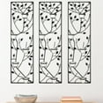 thumbnail image 2 of Safavieh MARGOT TEA LIGHT CLIMBING LEAVES SET OF 3 WALL DECOR, 2 of 2