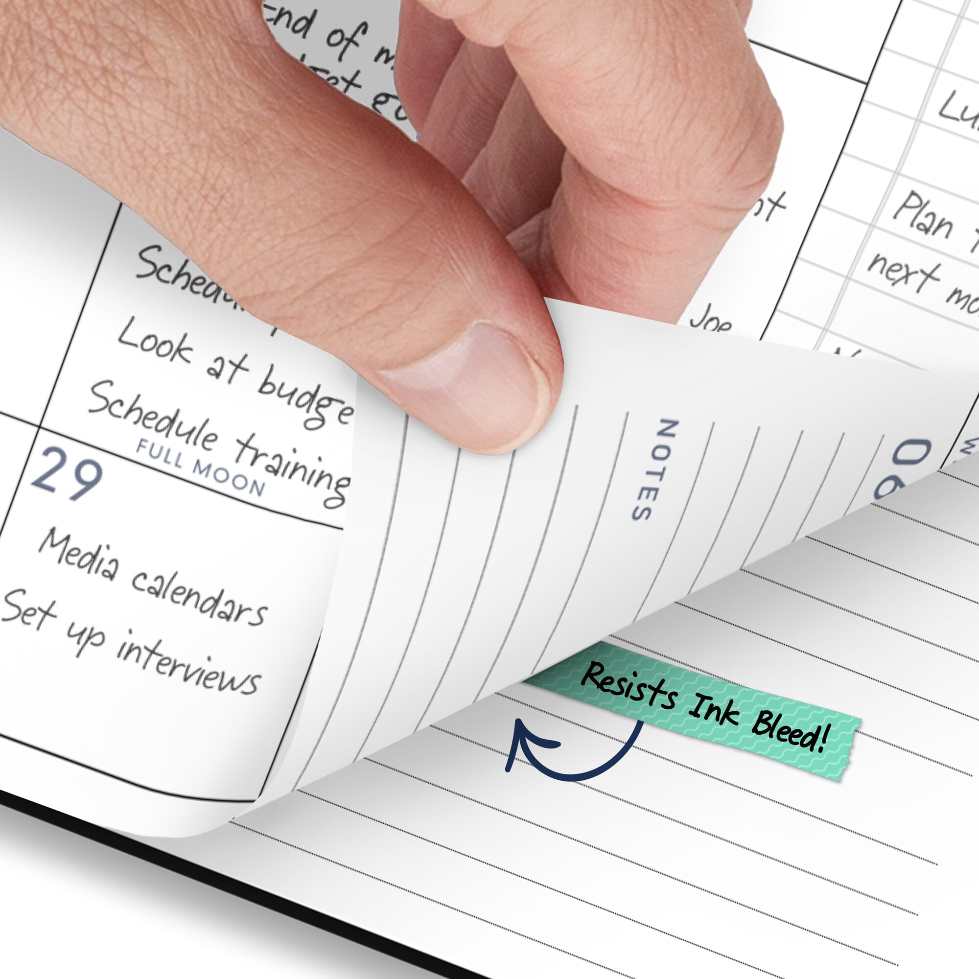 AT-A-GLANCE Contemporary Lite 2027 Weekly Monthly Planner Black Medium 7 x 8 34