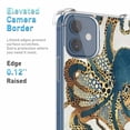 thumbnail image 3 of Blue Octopus Case for iPhone 12 Pro Max,Aesthetic Art Design Pattern Soft TPU Bumper Case Cover, 3 of 5
