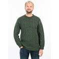 thumbnail image 6 of SAOL 100% Merino Wool Men's Aran Cable Knit Irish Sweater Fisherman Pullover, 6 of 8