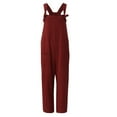 thumbnail image 4 of Kureaily Stylish Casual Overalls Jumpsuit With Pockets Plus Size Denim Romper For Everyday Wear Comfortable Soft Stretch Fabric Beach Lounge Jumpsuit, 4 of 4