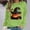 Green halloween print sweatshirt women a4, variant on thefmos Women's Long Sleeve Pullover Sweatshirt Halloween Print Lightweight Solid Color Casual Top Trendy Spooky Season Outfit, Red 2XL