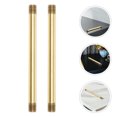 thumbnail image 2 of 2pcs Copper M10 Threaded Lamp Rod Vintage Style Straight Tube For Wall And Table Diy Lamp Making Replacement Parts (M10), 2 of 8