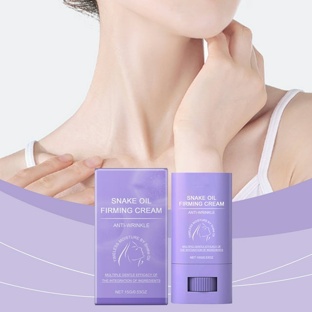 Crema en barra para el cuidado del cuello | Fórmula hidratante y antiarrugas | Reafirma, levanta y unifica el tono de la piel | Aceite de girasol nutrido | Para hombres y mujeres | 1 Pieza