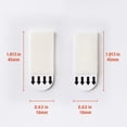 thumbnail image 2 of Tiras para colgar cuadros MOVELYST, 36 pares (72 tiras), color blanco, 2 of 8