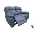 thumbnail image 2 of Levoluxe Regent 62 Pouces Jaxxon Bleu Causeuse Inclinable Électrique 2 Places avec Appuie-Têtes Électriques, 2 of 14