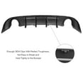 thumbnail image 5 of Ikon Motorsports Compatible with 2015-2023 Dodge Charger Rear Bumper Lip Diffuser Matte Black PP, 5 of 9