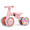 Pink, variant on JoyStone Toddler Balance Bike with Light-Up Wheels, No Pedal Baby Balance Bike with 4 Silent Wheels, Adjustable Seat, First Ride-On Toy for 1 Year Old Boys Girls, White & Brown