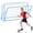 Blue 6x4x2ft, variant on QinaQin Adjustable Soccer Re-bound Net, Portable Soccer Training Equipment, High-Strength Re-bound Net, Easy To Install