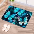 thumbnail image 5 of Butterfly Polyester Chair Mat Non-Slip Machine Washable Indoor Carpet Rug, 5 of 6