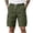 Army Green Shorts for Men, variant on Men's Cargo Pants Solid Pattern Outdoor Use Suitable For Spring Summer And Fall Seasons Durable Construction For Long Army Green XXL