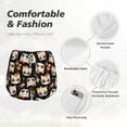 thumbnail image 6 of Lsque Flower Fox Printed Women's Running Shorts with Liner Pockets,Elastic Quick Dry Workout Athletic Gym Yoga Shorts,Womens High Waist Shorts-Large, 6 of 9