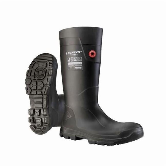 Dunlop Unisex FieldPro Purofort, Steel Toe, Black, Men's 10 / Women's 12 LJ2HD01