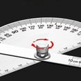 thumbnail image 4 of Goniometer Stainless Steel Protractor Metal Ruler Multi Angle Measuring Ruler Carpentry Tool Angle ,High Precision, 4 of 6