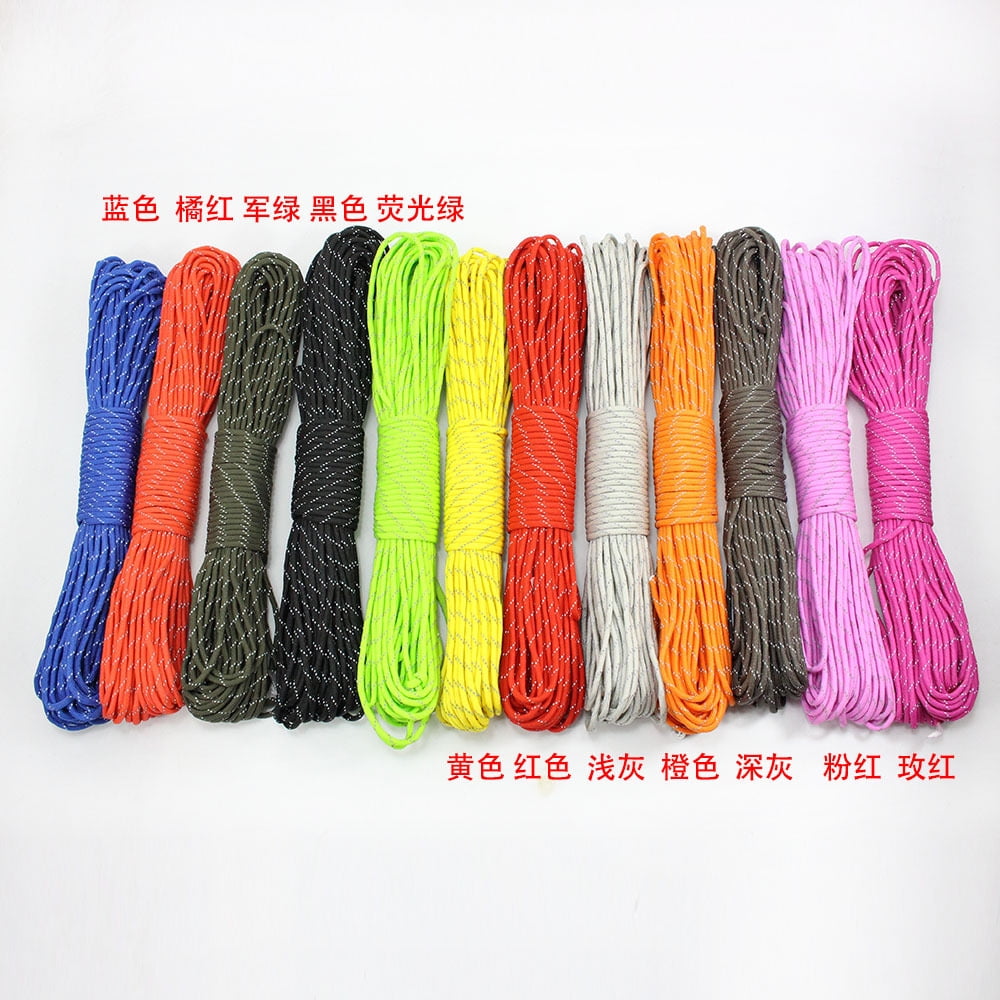 7strand Paracord For SurvivalCord Lanyard For Camping Climbing Camping Rope Hiking Clothesline