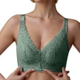 thumbnail image 1 of Abcnature Plus Size Bras for Women Comfortable Breathable no Steel Sexy Lace Gathering Adjustment Lift Bras, 1 of 5