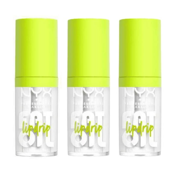 NYX Professional Makeup Fat Oil Lip Drip Gloss - My Main 3 Pack