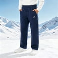 thumbnail image 2 of CAICJ98 Kids Winter Pants Fleece Lined Waterproof Boys Girls Ski Pants Thermal Outdoor Softshell with Pockets,Size 15-16 Years, 2 of 6