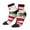 3 Black, variant on Adult Quarter Ankle Socks America Flag And California Flag Cushion Ventilation Sports Socks