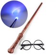 thumbnail image 1 of Glowing Sounding Magic Wand Children's Cosplay Toys Role-playing Stage Performance Props Wizard Cane Boy Girl Birthday GiftChocolateChina He Qiyong unisex, 1 of 1