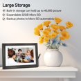 thumbnail image 4 of Frameo Digital Photo Frame,10.1 Inch WiFi Smart Digital Picture Frame with HD IPS Touch Screen,Auto-Rotate,Send Pictures from Anywhere via Frameo APP, 4 of 6