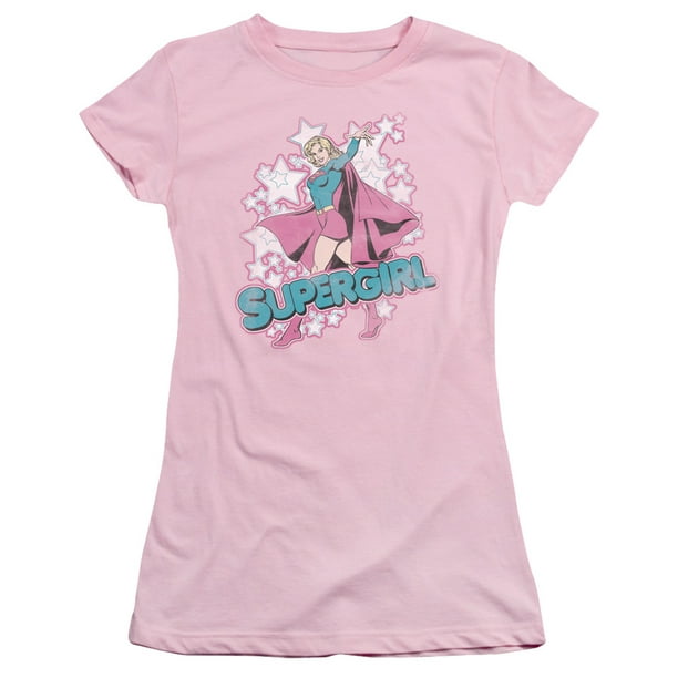 trevco dc im supergirl juniors teen girls cap sleeve shirt small walmart com walmart com