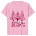 thumbnail image 5 of Camiseta rosa de árbol de Navidad para mujer, traje de fiesta de Navidad con gráfico divertido, ropa informal Harajuku para mujer, camisetas de manga corta con cuello redondo, 5 of 5
