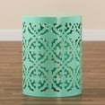 thumbnail image 4 of Baxton Studio Jamila Modern and Contemporary Aqua Finished metal Outdoor Side Table, 4 of 15