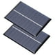 thumbnail image 2 of Panel de energía solar, 2 piezas, 0,6 W, 5 V, panel solar de polisilicio, placa de carga de energía solar, diseño de última generación, 2 of 10